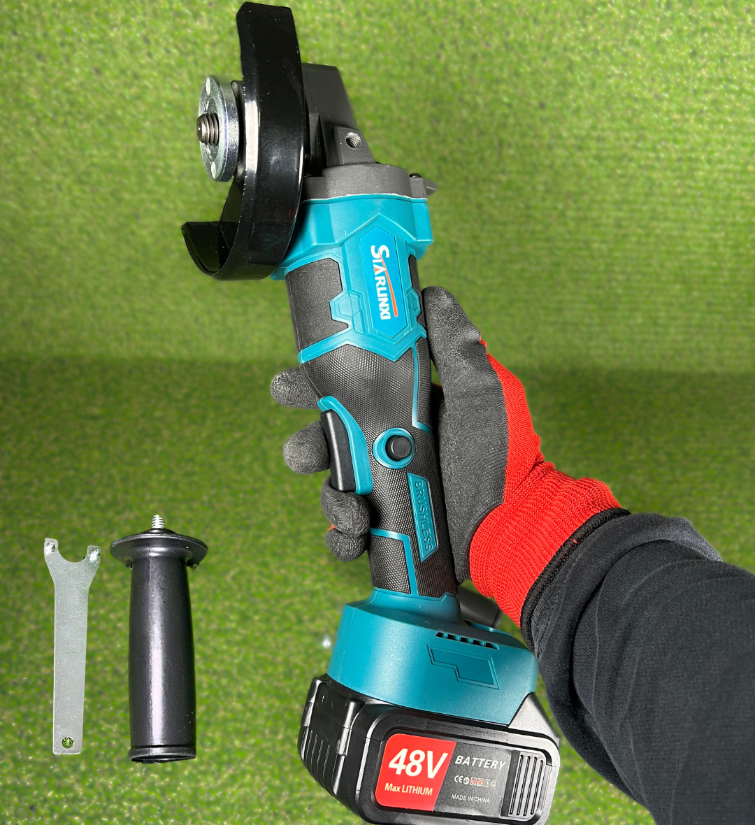 Kit Professionale Edilizia 3 in 1 – Trapano, Avvitatore e Smerigliatrice batterie