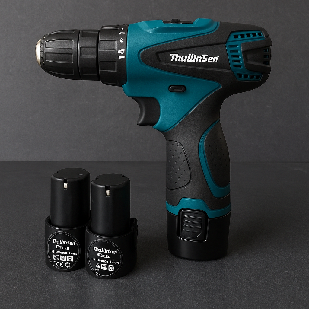 Kit Edilizia 3 in 1 Professionale – Miscelatore + Trapano 18V + Livella Laser 4D con Treppiede e Accessori Completi